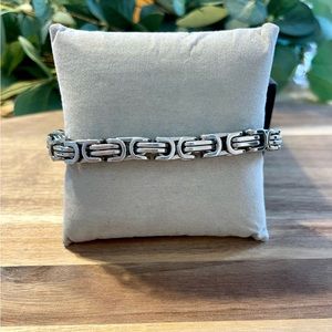 Stainless Steel Byzantine Box Bracelet